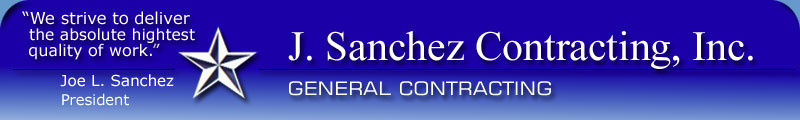 Home Page of J. Sanchez Contracting, Inc.